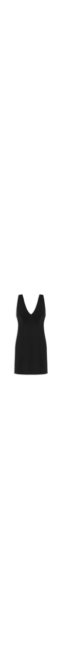 Vestido Recortes Compact - Preto