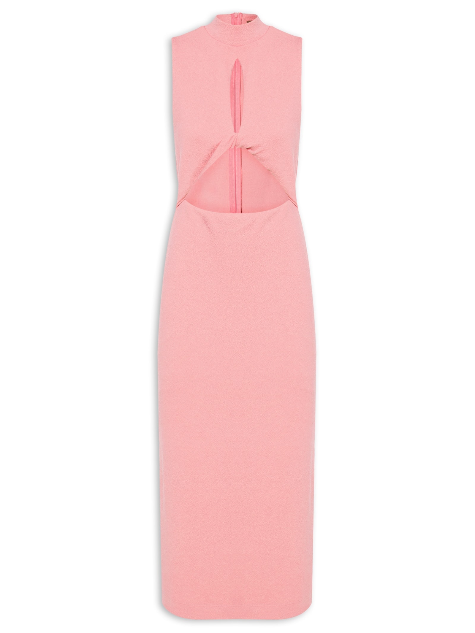 Vestido Recortes Rosa Colcci