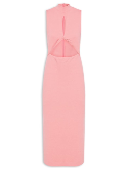 Vestido Recortes – Rosa