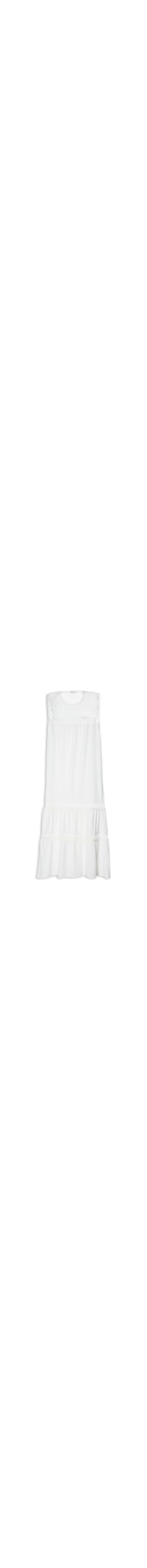 Vestido Recortes Tricot - Off White