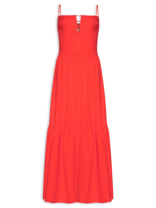 Vestido Recortes – Vermelho