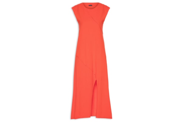 Vestido Recortes - Vermelho