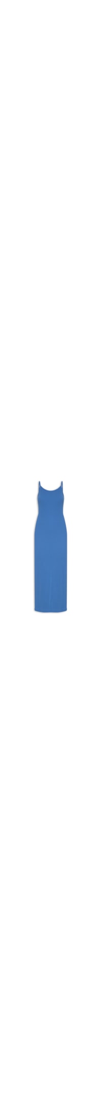 Vestido Regata Decote Costas - Azul
