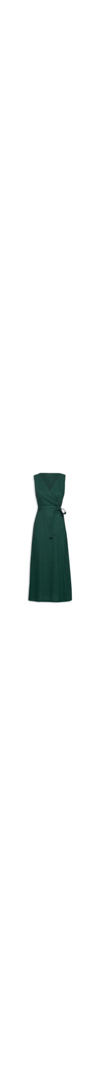 Vestido Regata Linho Leve - Verde