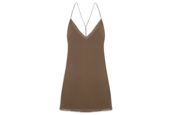 Vestido Regata Nó - Marrom