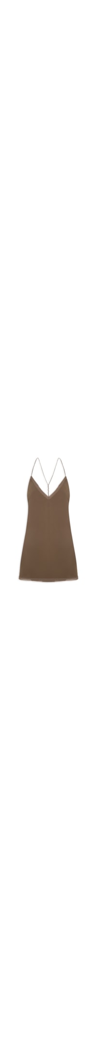 Vestido Regata Nó - Marrom