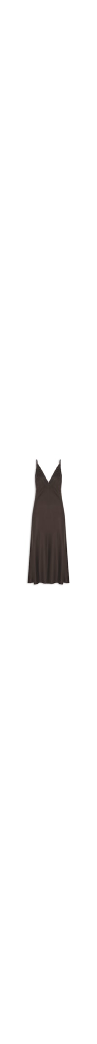 Vestido Renda Midi – Marrom