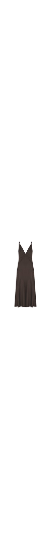 Vestido Renda Midi – Marrom