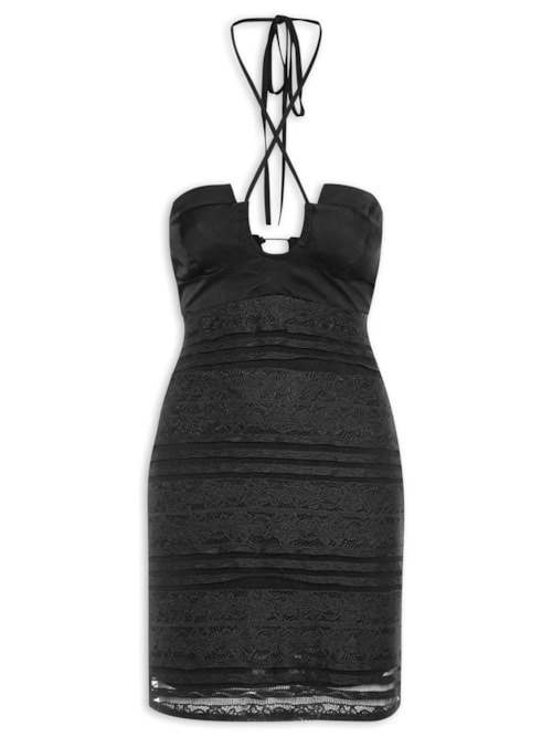 Vestido Renda - Preto