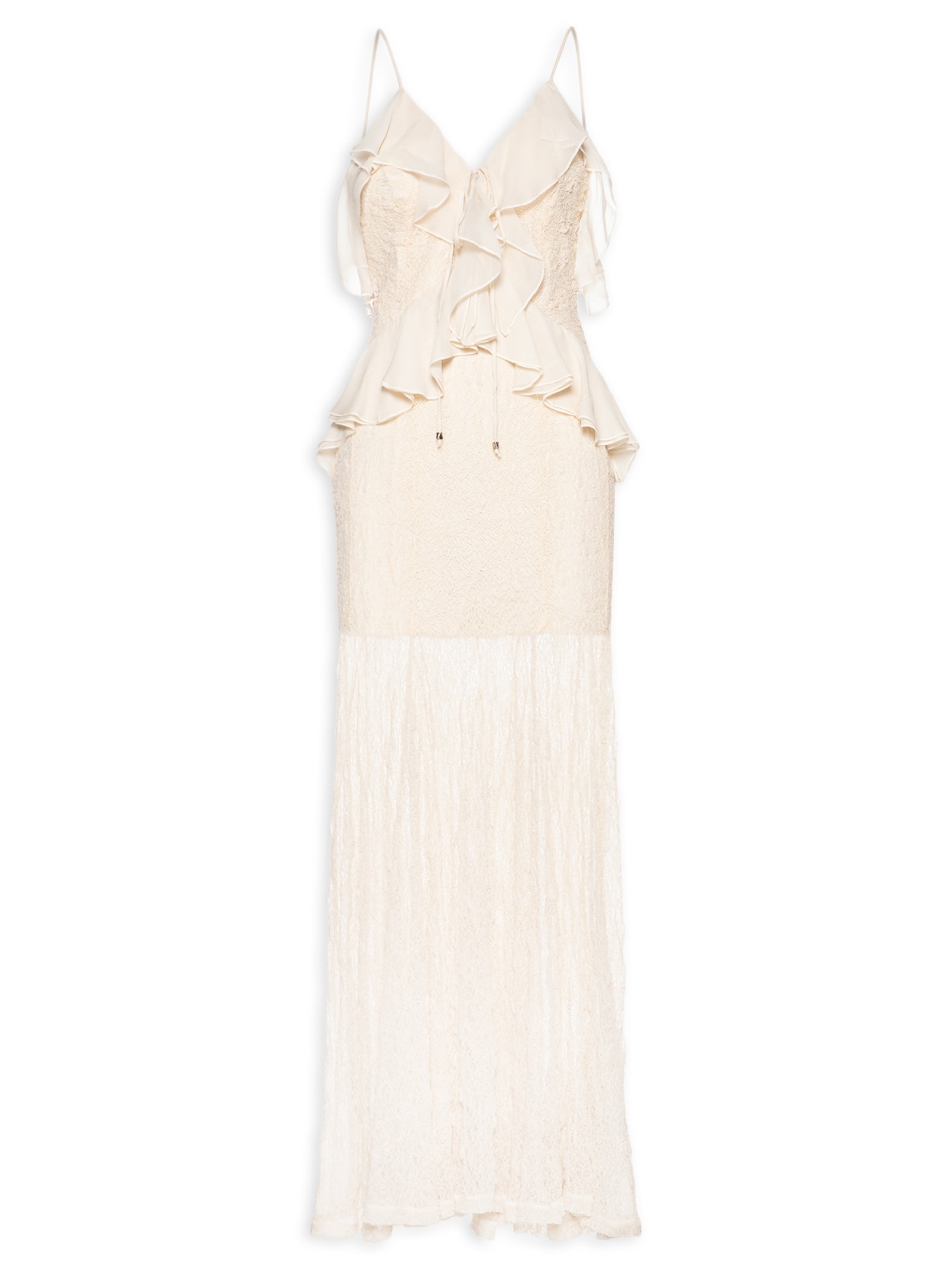 Vestido Renda – Off White Open