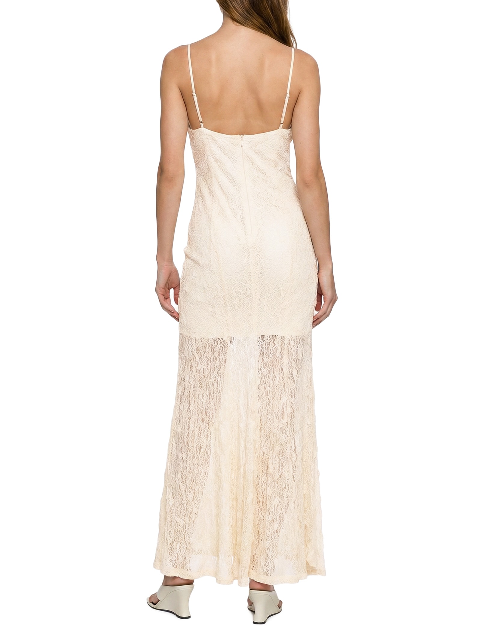 Vestido Renda – Off White Open