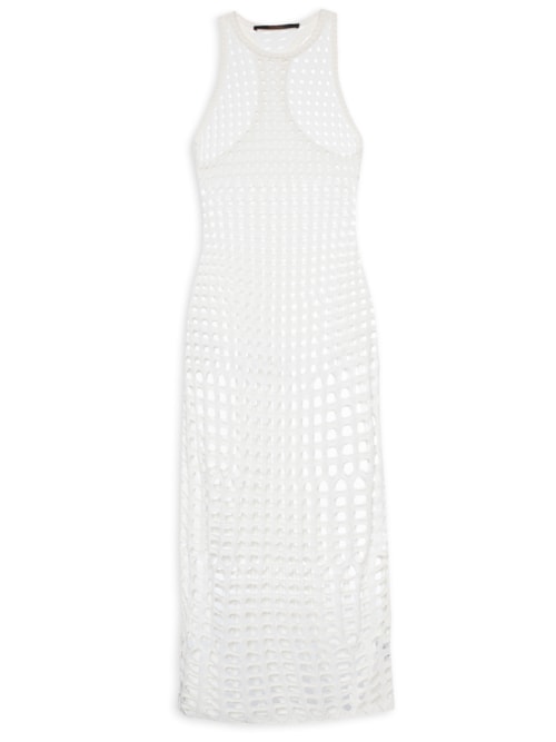 Vestido Resort Tricot – Branco