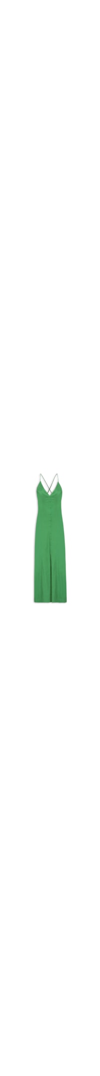 Vestido Reto Alcinhas - Verde