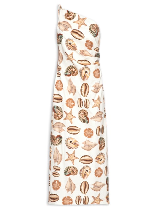 Vestido Reto Conchas - Off White