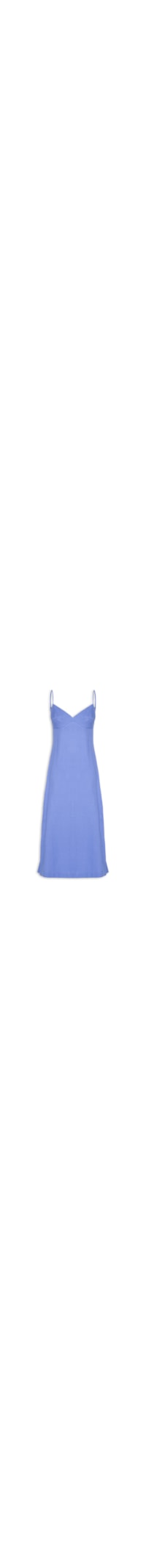 Vestido Reto Midi - Azul
