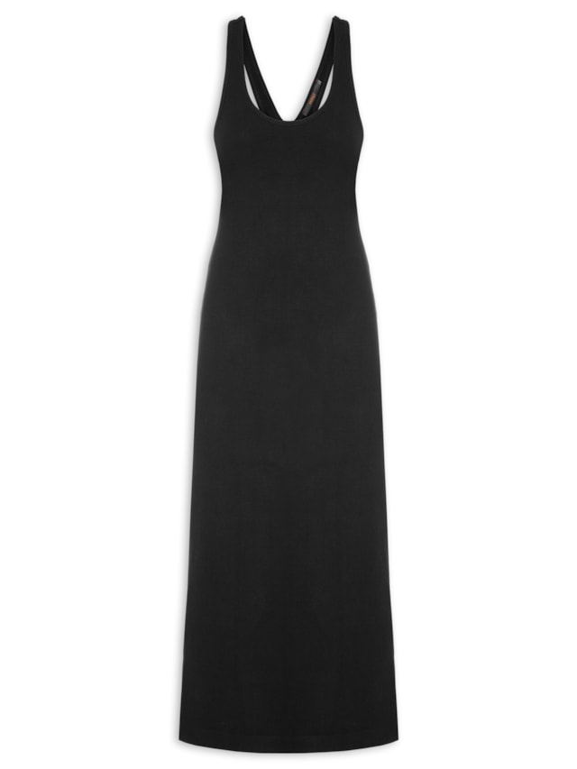 Vestido Rib Decote Nadador - Preto by ANIMALE