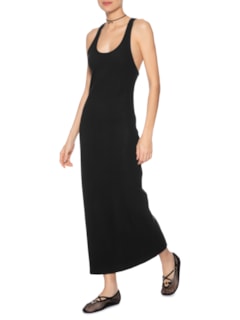 Vestido Rib Decote Nadador - Preto by ANIMALE