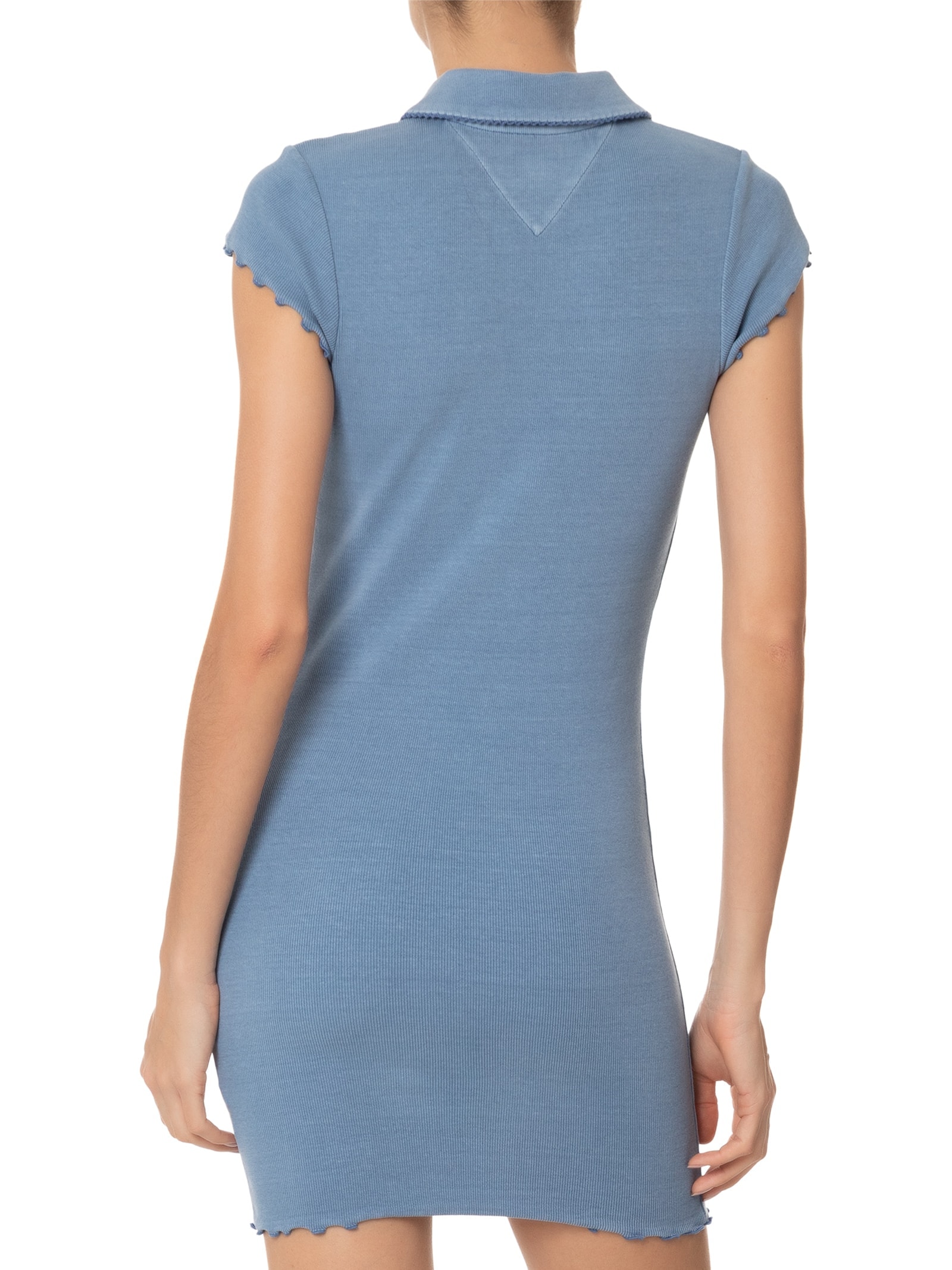 Vestido Rib Polo Azul Tommy Jeans