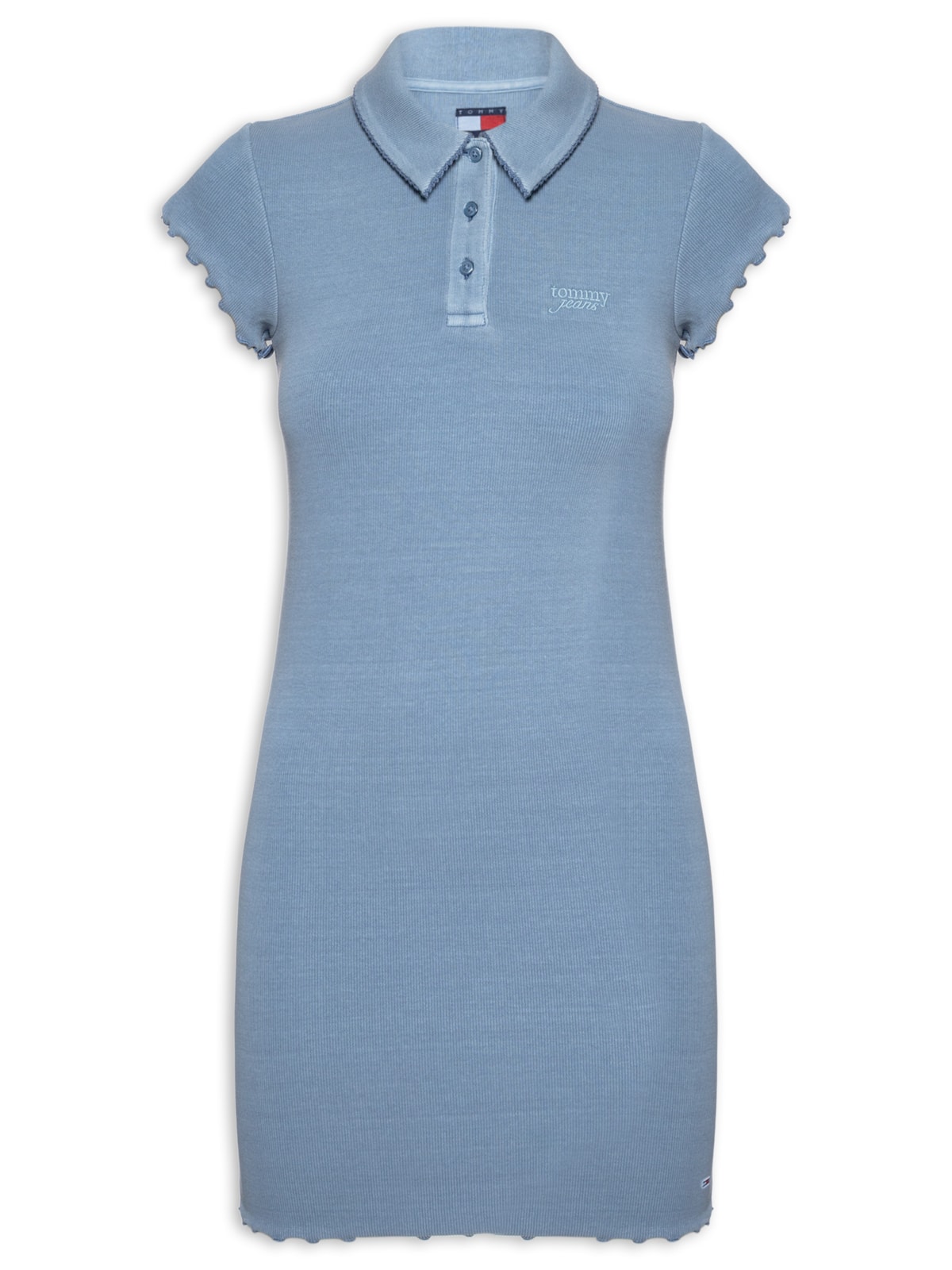 Vista 2 Vestido Rib Polo AZUL AZUL