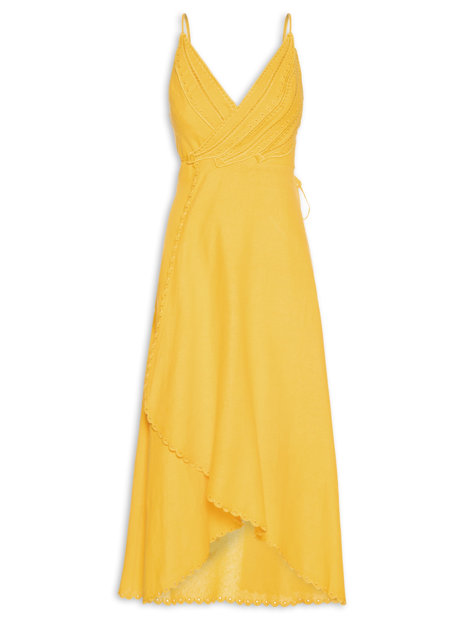 Vestido Richilieu Banana Amarelo Farm