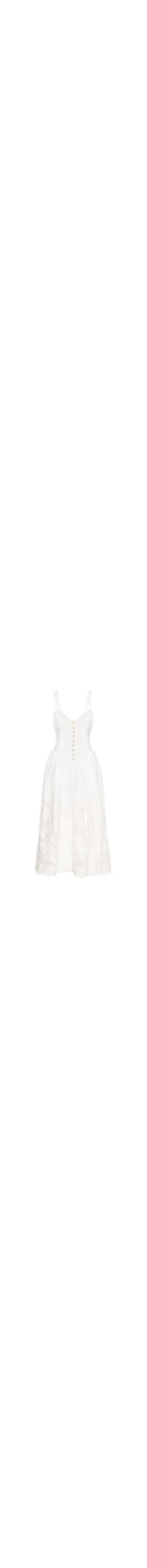 Vestido Richlieu Floral - Branco