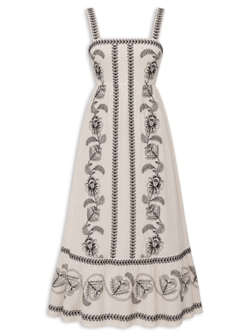 Vestido Rita Alças - Branco