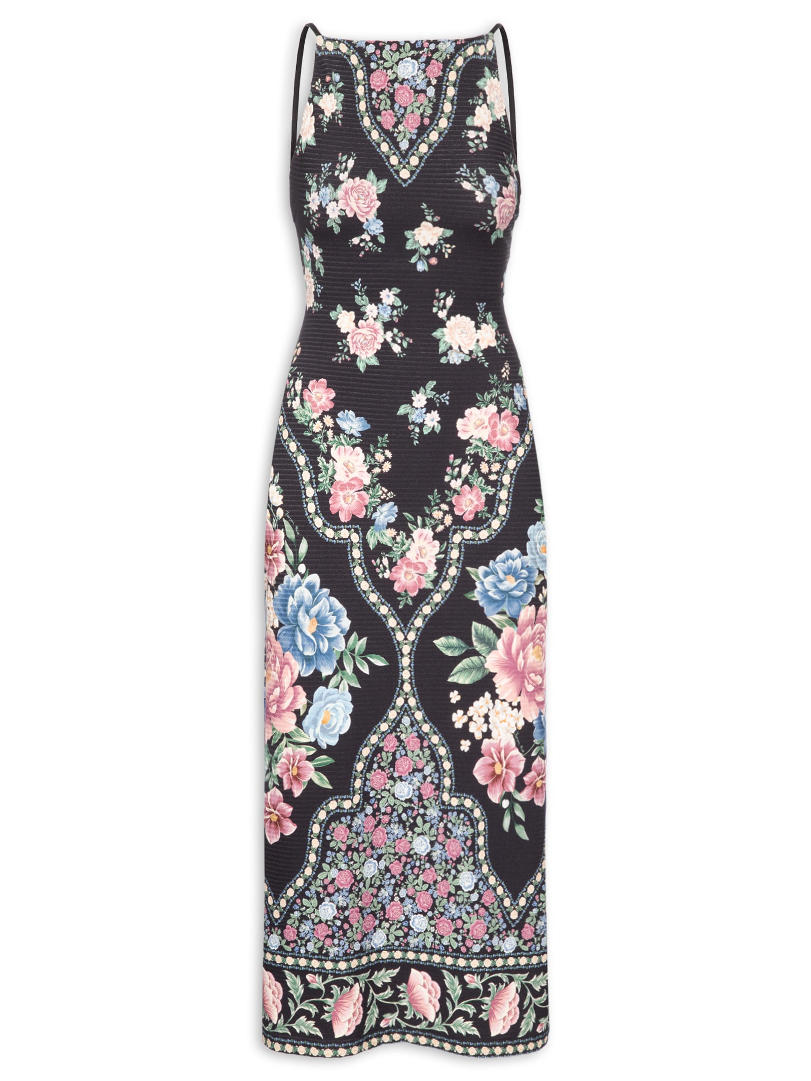 Vestido Romance Preto Farm