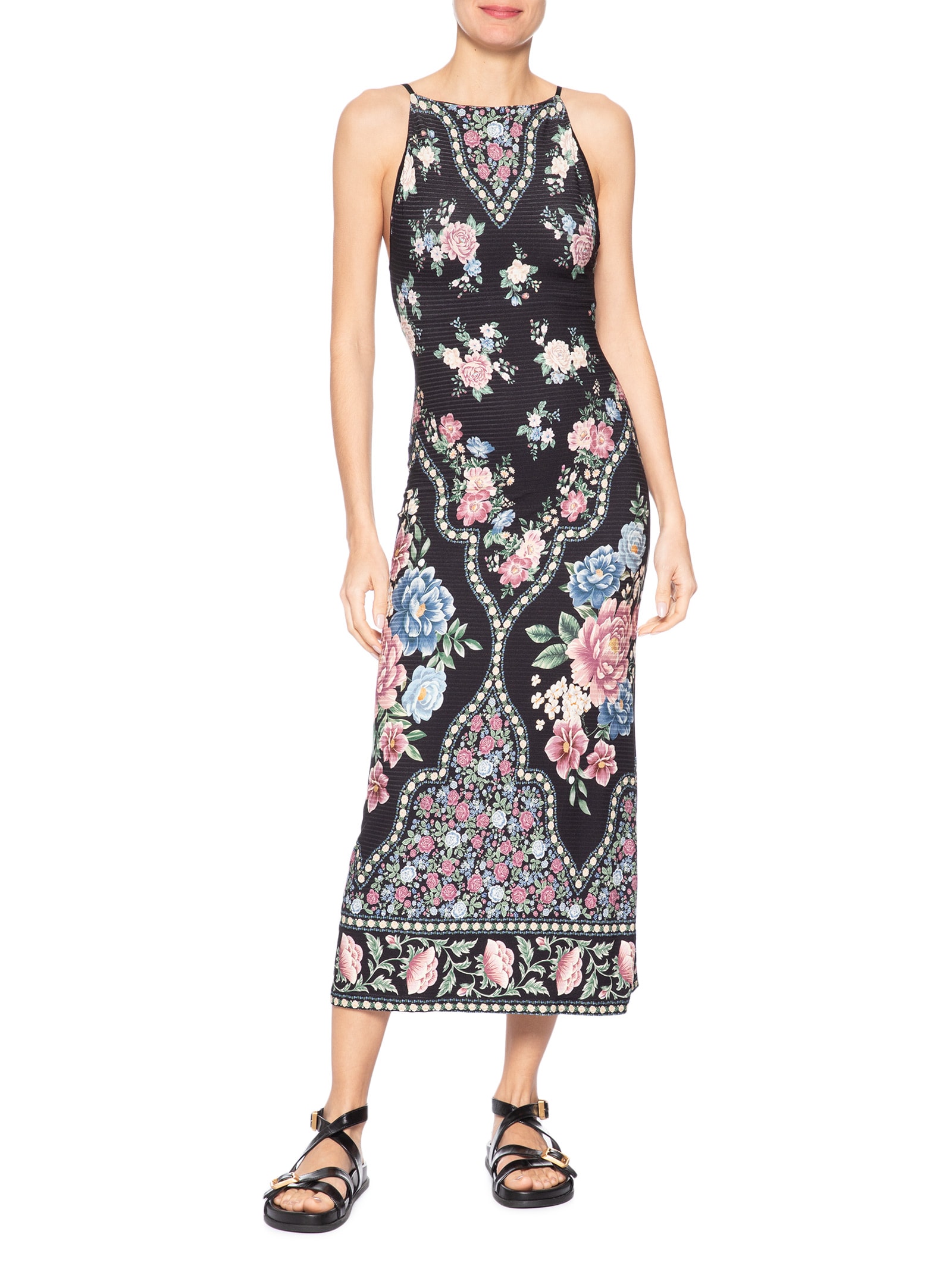 Vestido Romance Preto Farm