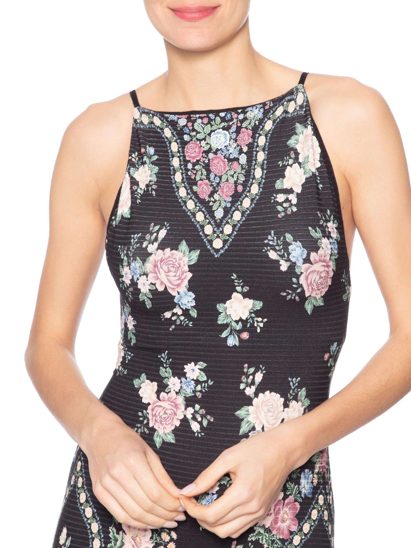 Vestido Romance Preto Farm