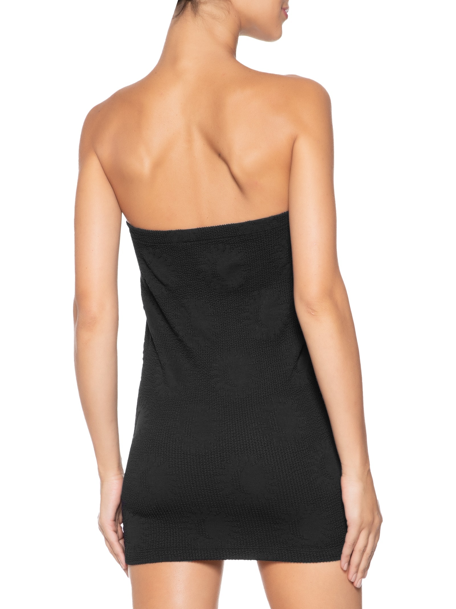 Vestido Saia Mare de Sol Preto Farm Praia