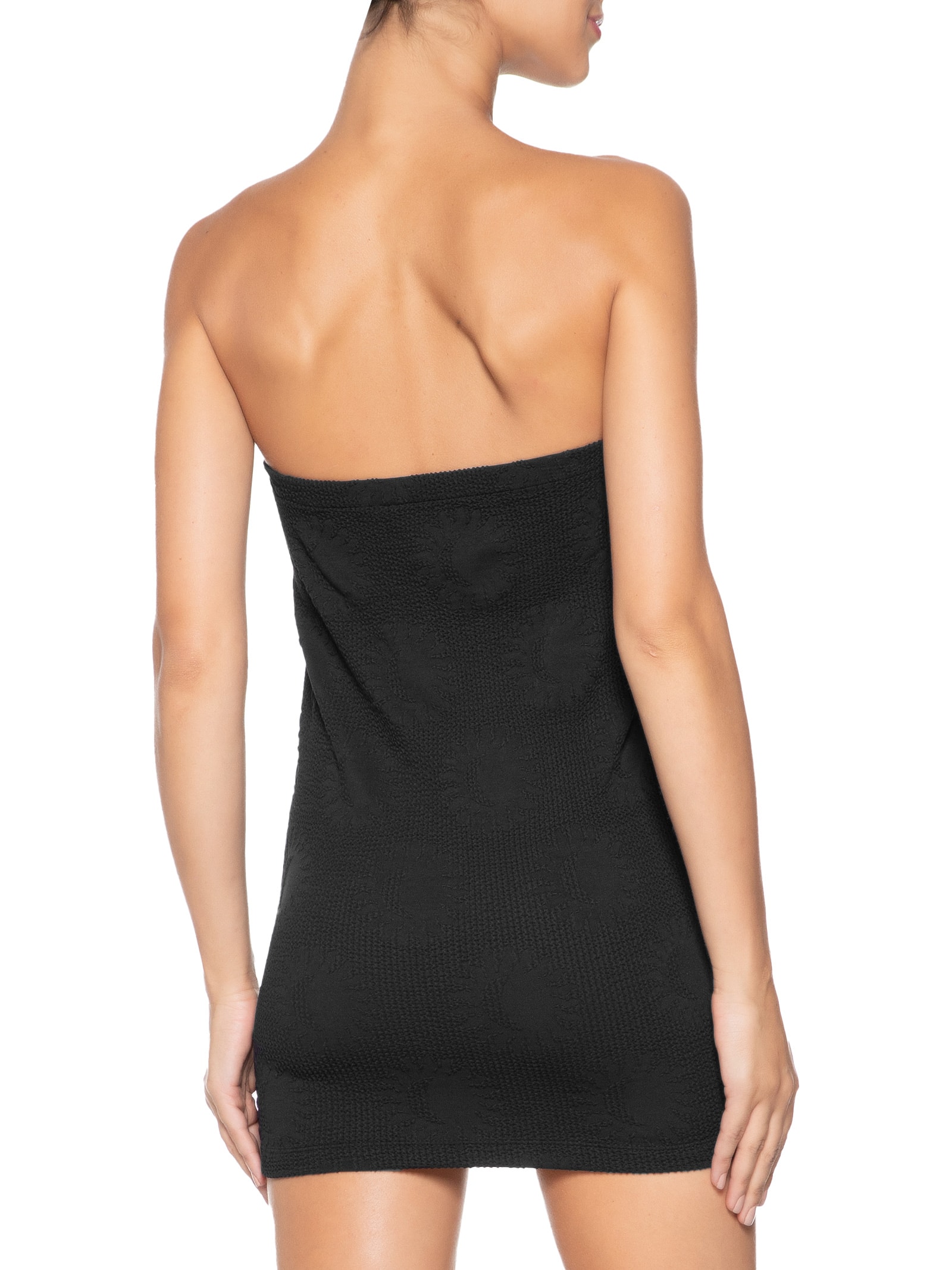 Vestido Saia Mare de Sol Preto Farm Praia