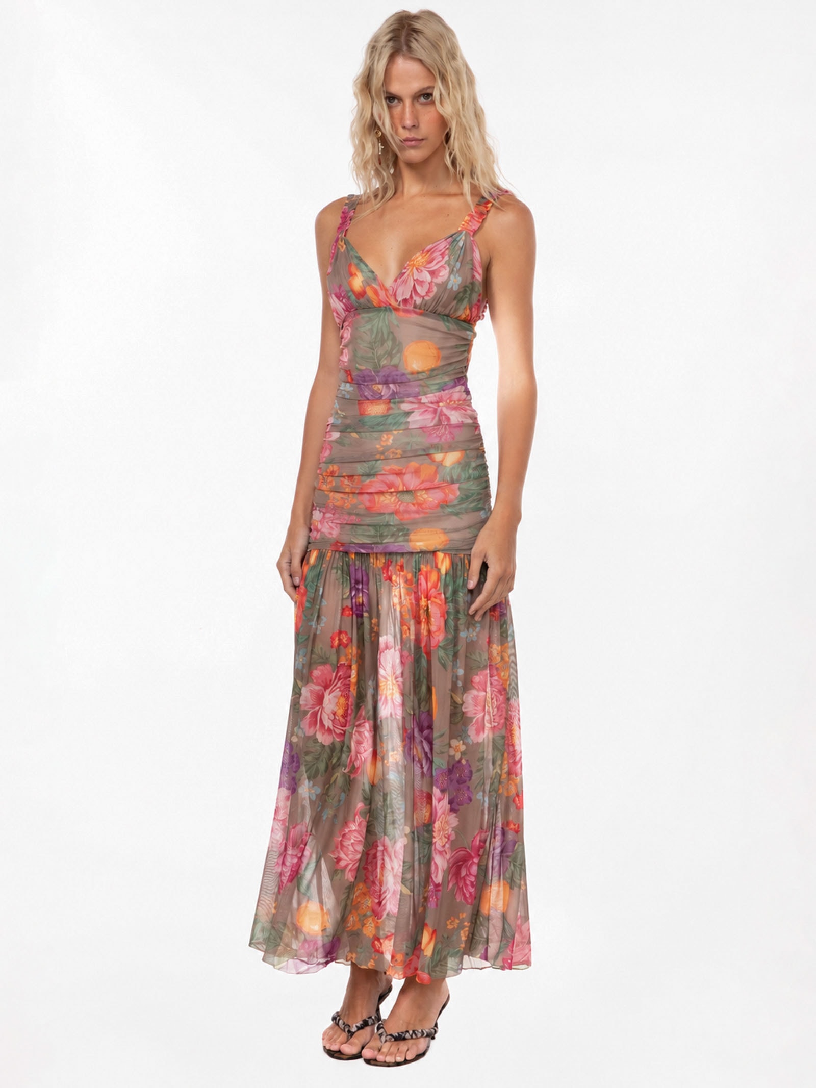 Vestido Sandy Marrom Triya