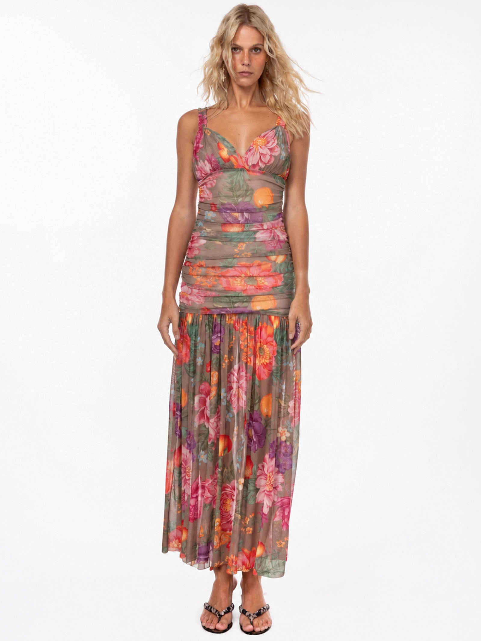 Vestido Sandy Marrom Triya