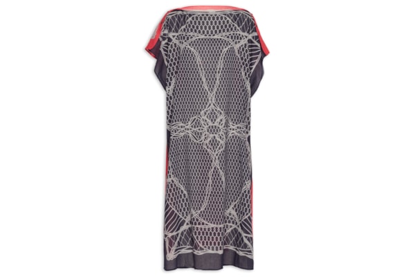 Vestido Scarf Knot - Azul