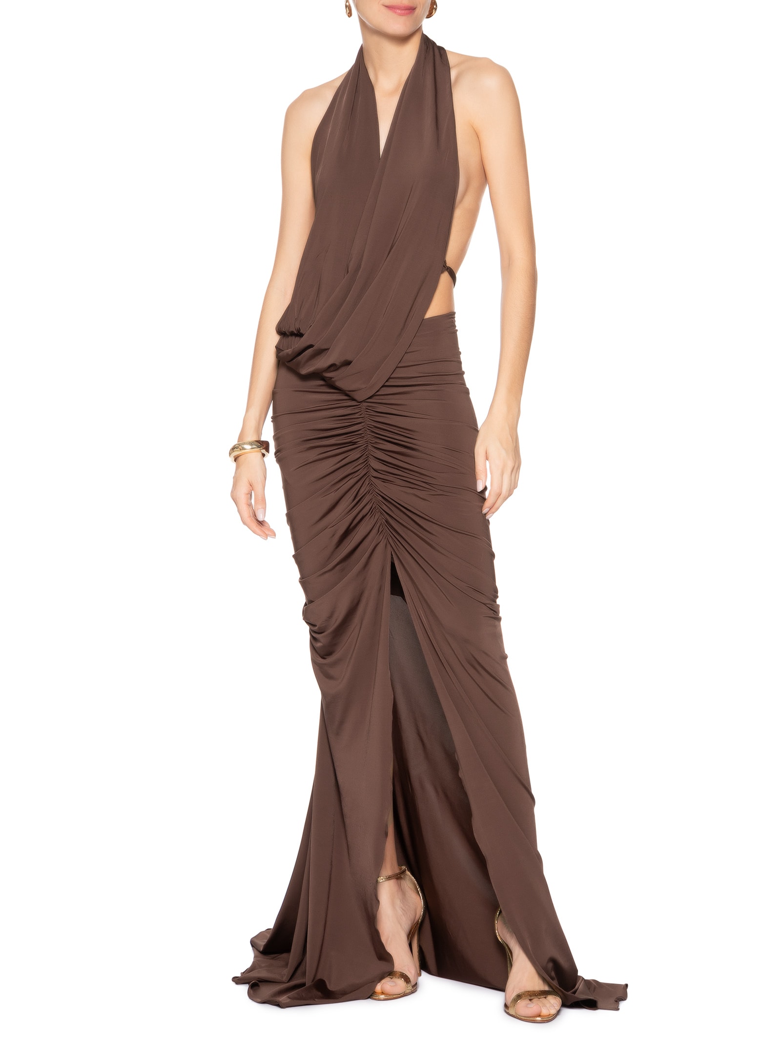 Vestido Selena Marrom Sol Brand