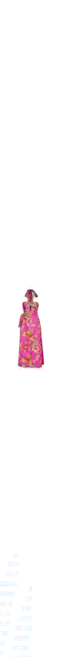 Vestido Sem Alça Jardim De Frutas - Rosa