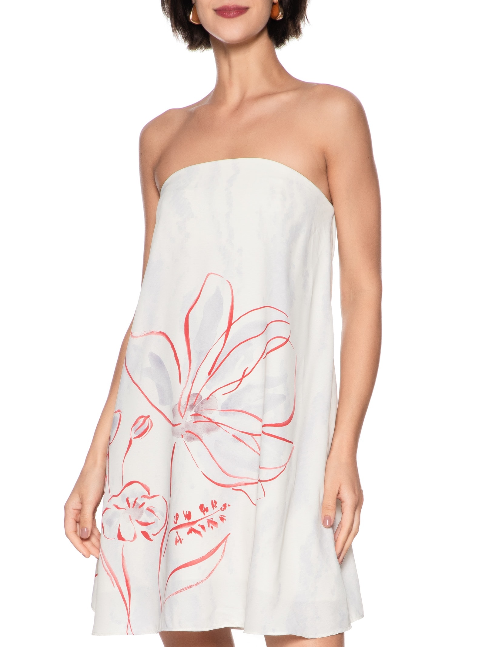 Vestido Sem Alças Branco Lez A Lez