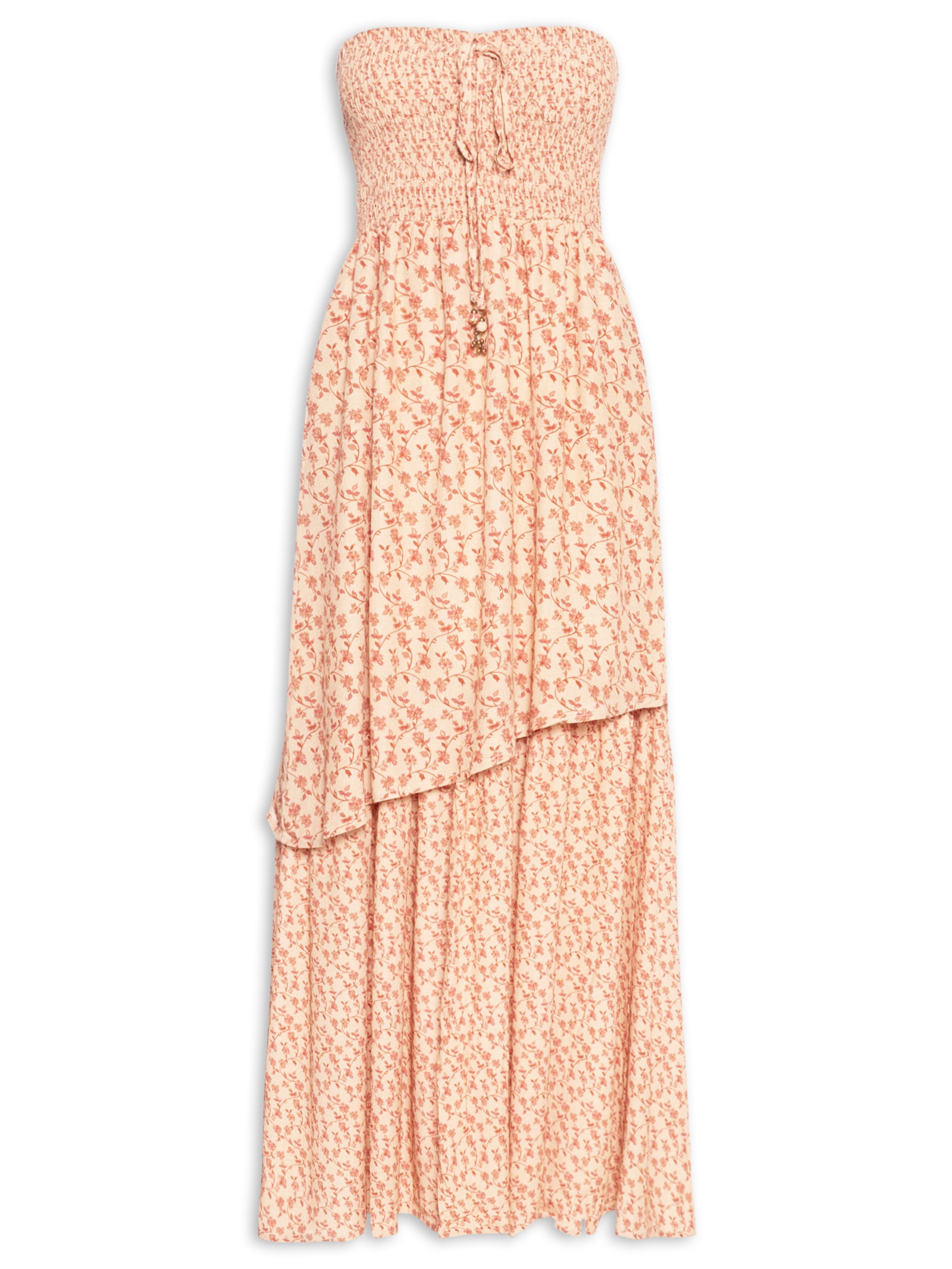 Vestido Sem Manga Estampa Mint Rosa Maria Filó