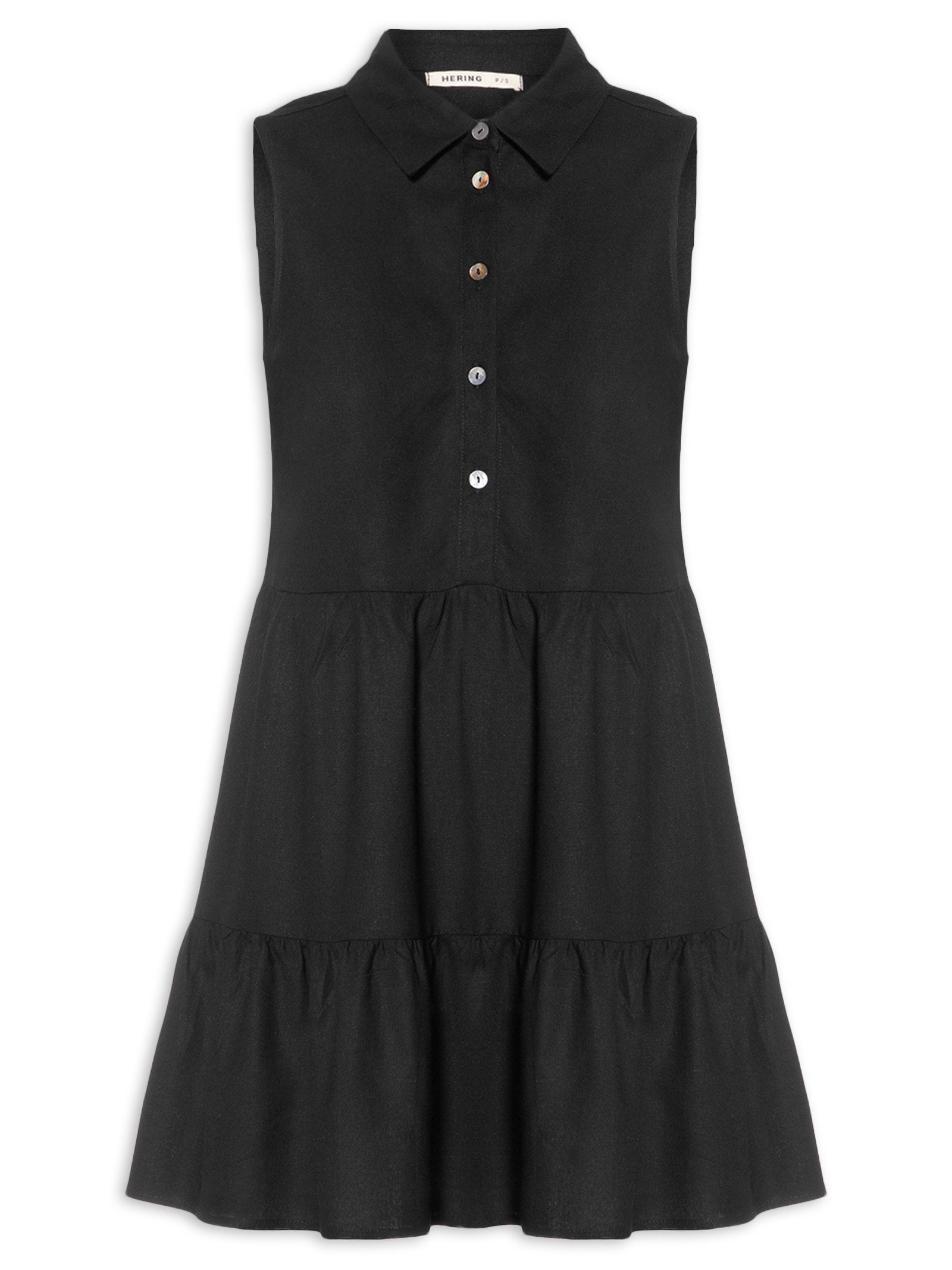 Vestido Sem Manga Preto Hering