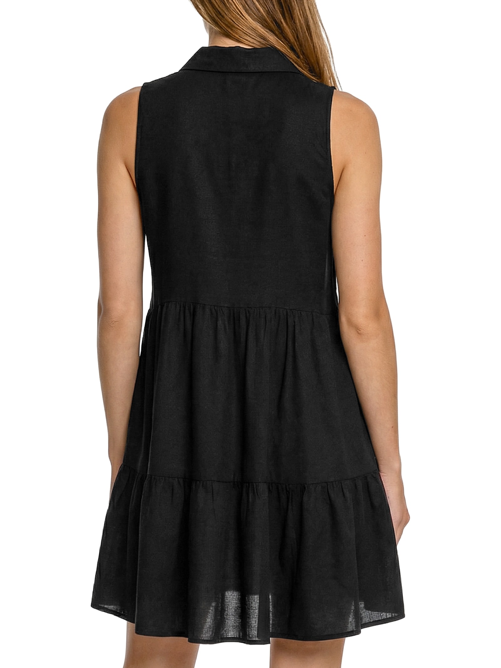 Vestido Sem Manga Preto Hering