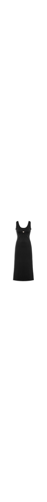 Vestido Sem Manga Super Midi - Preto