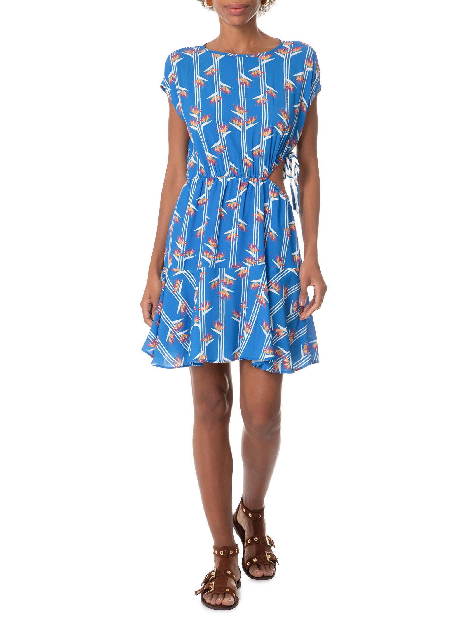 Vestido Sem Mangas Azul Lez A Lez