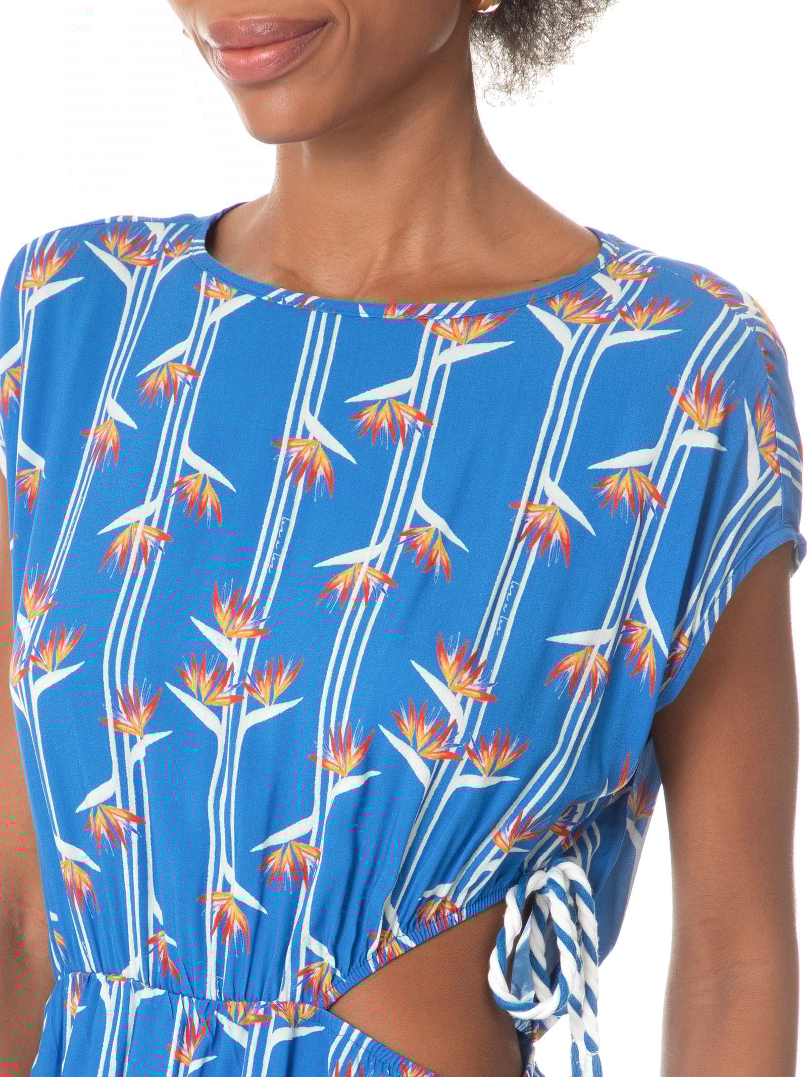 Vestido Sem Mangas Azul Lez A Lez