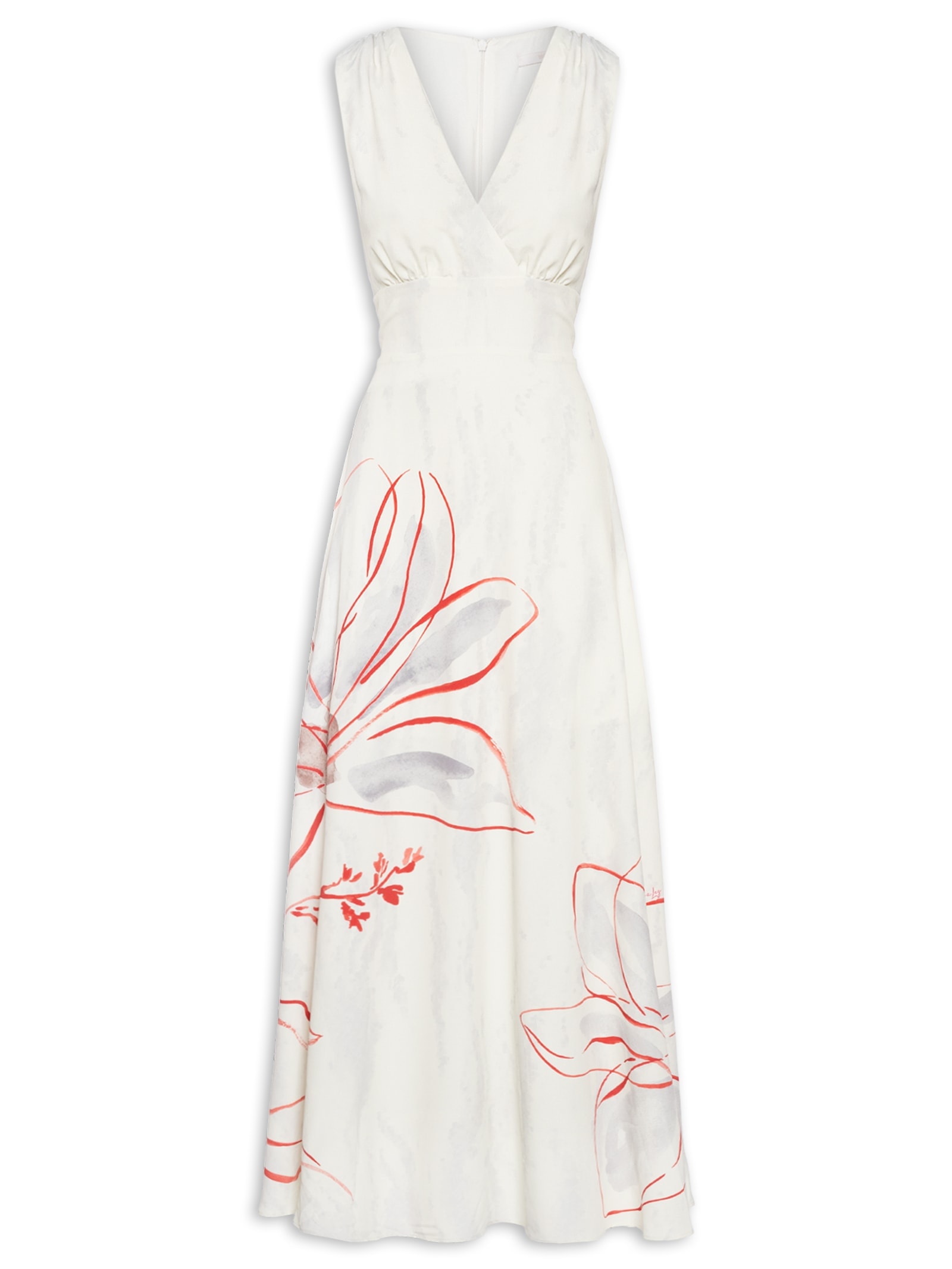 Vestido Sem Mangas Branco Lez A Lez