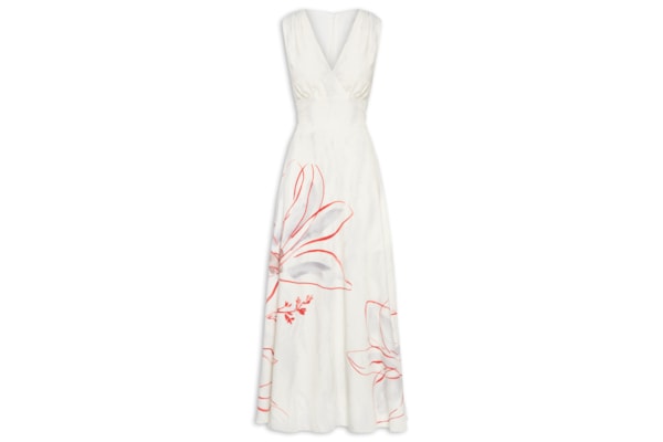 Vestido Sem Mangas - Branco