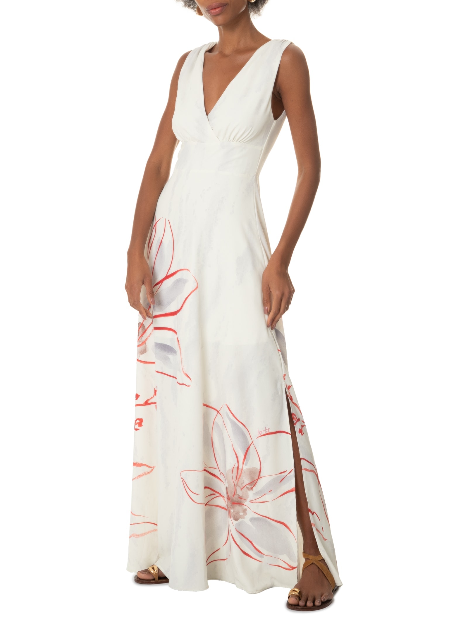 Vestido Sem Mangas Branco Lez A Lez