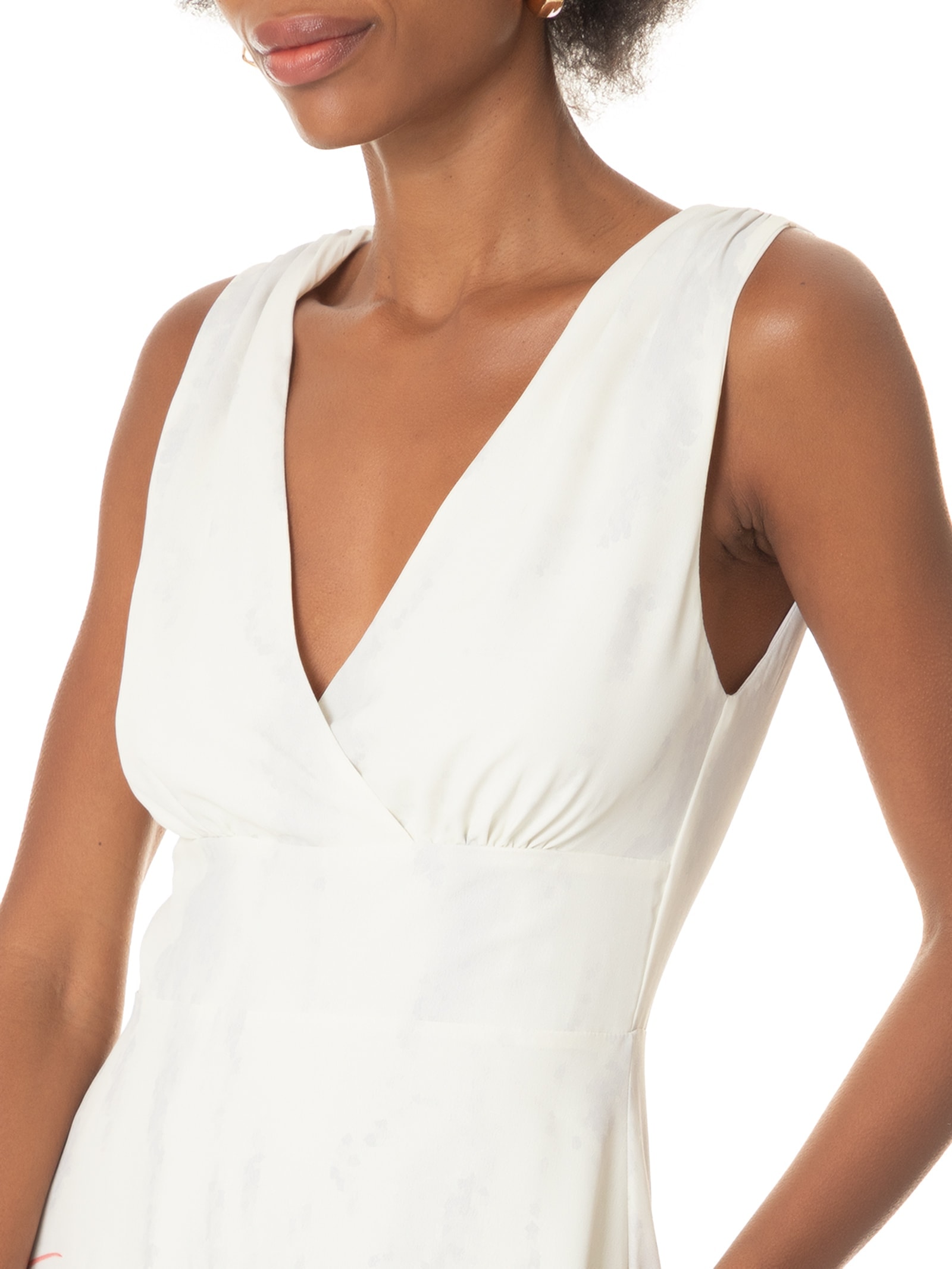 Vestido Sem Mangas Branco Lez A Lez