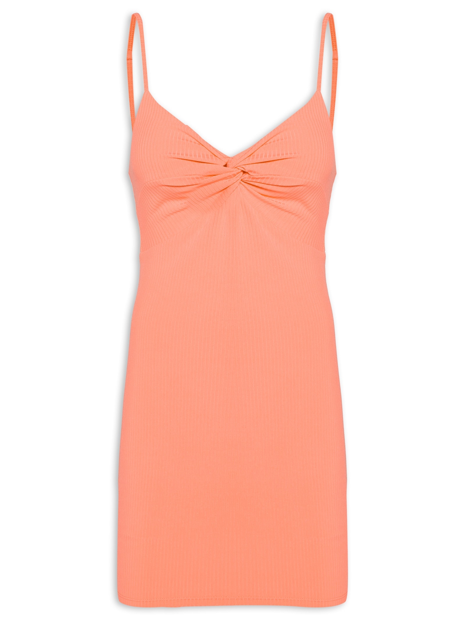 Vestido Sem Mangas Laranja Lança Perfume