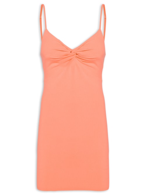Vestido Sem Mangas – Laranja