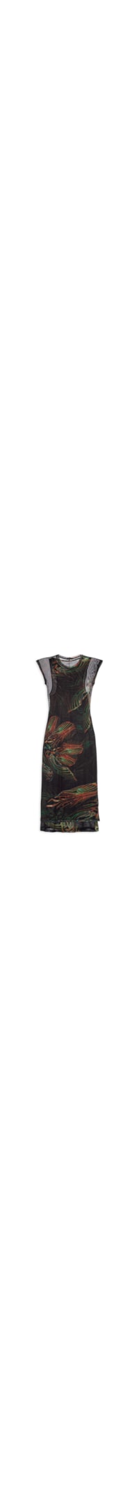 Vestido Sleeveless Tule Pupa - Preto